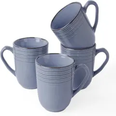 Coffee Mugs, 14 oz Coffee Mugs Set of 4