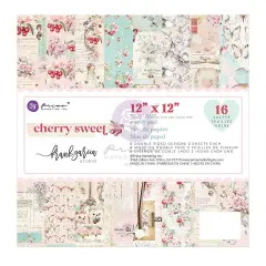 Prima Marketing Double-Sided Paper Pad 12"X12" 14/Pkg-Cherry Sweet By Frank Garcia