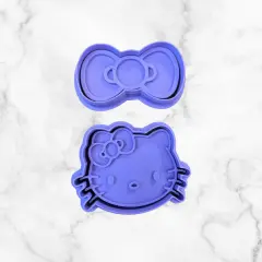 Cute Cat & friends Fondant and Cookie Cutter from Mini to 3.5