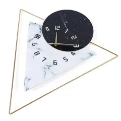 22.5" Modern Wall Clock Large Unique Hanging Art Crafts Living Room Decoration