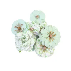 Prima Flowers&reg; Watercolor Floral Collection - Minty Water - 8 1.5-2.5 in