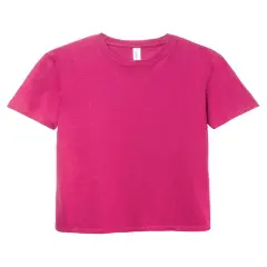 Threadfast Apparel&reg; Youth Ultimate CVC T-Shirt HOT PINK