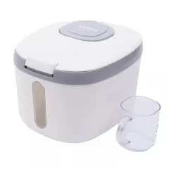 Flour Rice Grain Storage Container Portable Rice Cereal Container Dispenser