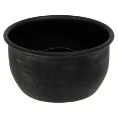 Old Black Metal Taper Bowl