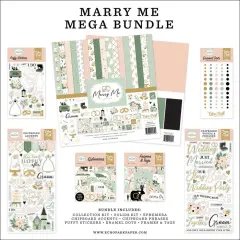 Echo Park Marry Me 12"X12" Mega Bundle