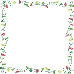 Great Papers! Holiday Stationery Letterhead with Foil, String of Lights, 8.5"x11", Printer Friendly, 40 sheets