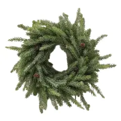 Frosted White Spruce Wreath 18"