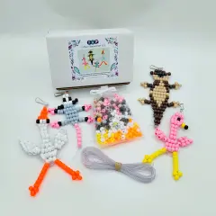 Ink and Trinket Kids Otter Bead Animals, Pony Bead Crafts