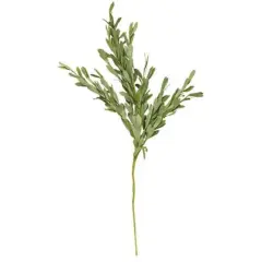 29&rdquo;High Green Foamy Willow Leaves Spray with Flexible Green Paper-Wrapped Stem and Branches