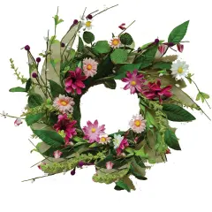 Aster Daisy Wreath - 12"
