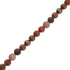 John Bead 8mm Solar System Universe Galaxy 7" Bead Strand Mars