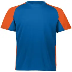 Augusta Sportswear&reg; Youth Cutter Jersey ROYAL/ ORANGE