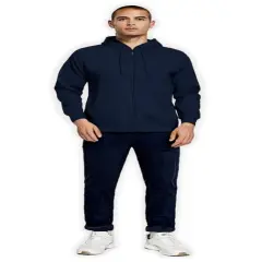 Gildan&reg; Classic Fit Full-Zip Long Sleeve Hooded Sweatshirt Navy