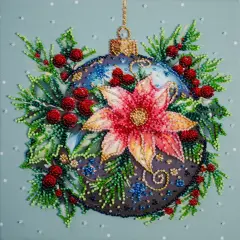 Bead embroidery kit - Christmas glow