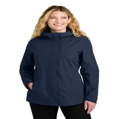 Port Authority&reg; Women&rsquo;s C-Free Rain Jacket True Navy