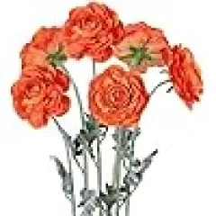 Orange Ranunculus Artificial Flowers