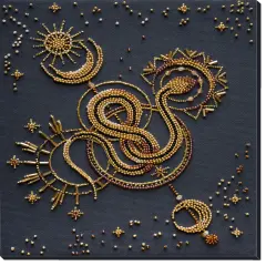 Bead Embroidery Kit - Golden talisman