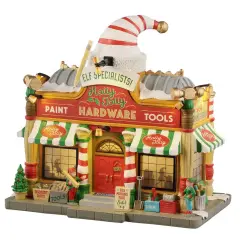 Holly Jolly Hardware - Lemax Santa's Wonderland