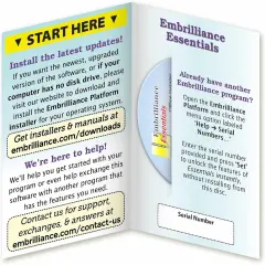 Embrilliance Essentials Embroidery Software (BB-ESS10)