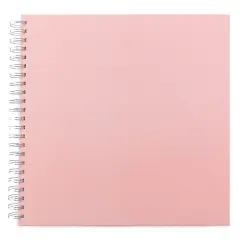 American Crafts Spiral Art Journal 12"x12"-Pink