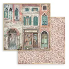 Stamperia Double-Sided Cardstock 12"x12"-Venice City of Art Antica Legatoria