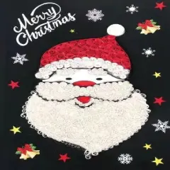Santa Claus. Christmas DIY Making Kit. Paper Quilling Set F07M3-6-Santa