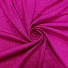 Fuschia Solid Rayon Spandex Jersey Knit Fabric By the Yard