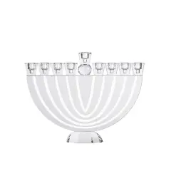 Magnificent Crystal Menorah By Kinor Decor