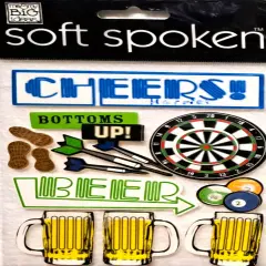 Me & My Big Ideas Beers Dimensional Stickers