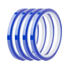 Craft Express 4 Pack Narrow Heat Resistant Tape &ndash; 5mm x 33m for Sublimation