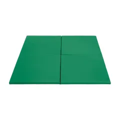 Play Patch Activity Mat Squares, Modular Playmat, 4-Pack Green
