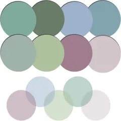 Transparent Sticky Notes, 400Pcs Morandi Cute Round Clear Sticky Tabs, Translucent Book Markers Page Flags Stickers, Bible Journaling Accessories Aesthetic Office School Study Supplies