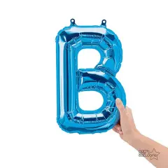 NorthStar Balloons&reg; 16 Inch Letter B Blue Air Fill Only