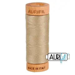 Linen (2325) | 80wt Small Spool (274M / 300Y) | Aurifil Thread