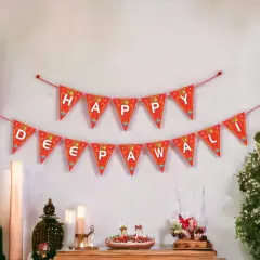 Happy Deepawali Paper Banner, Happy Diwali Banner, Deepawali Decor, Diwali Decorations, Diwali Backdrop, Diwaly Party, Diwali Garland, Diwali Decor