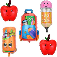 5 Pcs Back To School Balloons