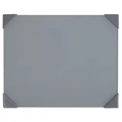 New Wave Posh Glass Tabletop Palette - Gray, 6.75" x 8.4"