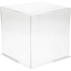Plymor Clear Acrylic Display Case, 11" x 11" x 11" Clear Base