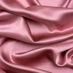 1 Yard Polignac Pink Silk Crepe Back Satin Soft Smooth Elegant Sewing Fabric for Bridal Wear 44 inch Width