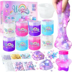 Unicorn Slime Kit with Glitter Add Ins