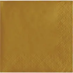 1200 pc Bulk Glittering Gold Beverage Napkins 2 ply
