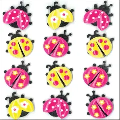 Jolee's Boutique Lady Bugs Cabochons Dimensional Stickers