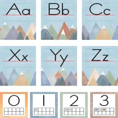 Teacher Created Resources Moving Mountains Alphabet Bulletin Board