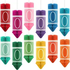 Back to School Decorations Hanging Honeycomb Tissue Paper