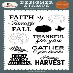 Americana Stamp Set-Faith Family Fall