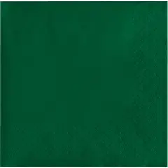 1200 pc Bulk Hunter Green Paper Beverage Napkin 2ply