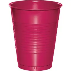 240 pc Bulk Hot Magenta 16 oz Plastic Cups