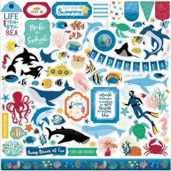 Echo Park Sea Life 12x12 Element Stickers