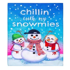 Chillin with My Snowmies Banner 2 Sided