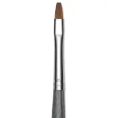 Da Vinci Colineo Synthetic Kolinsky Sable Brush - Flat, Size 2, Long Handle